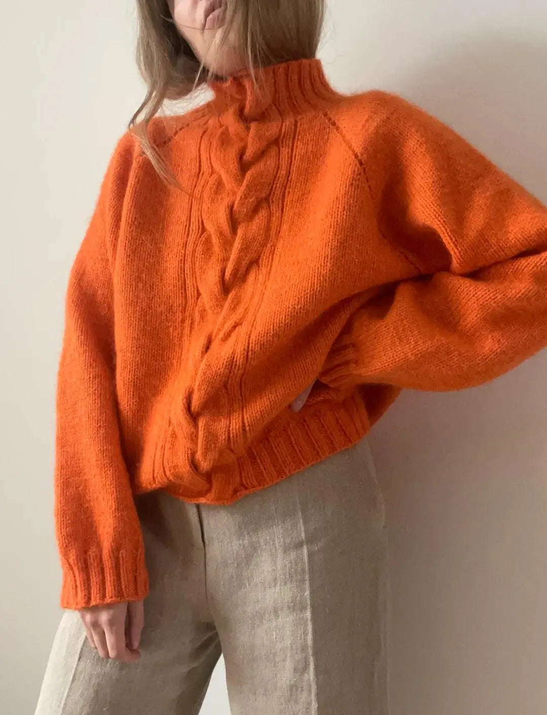 Busan Sweater tricotat din Gepard Woolia