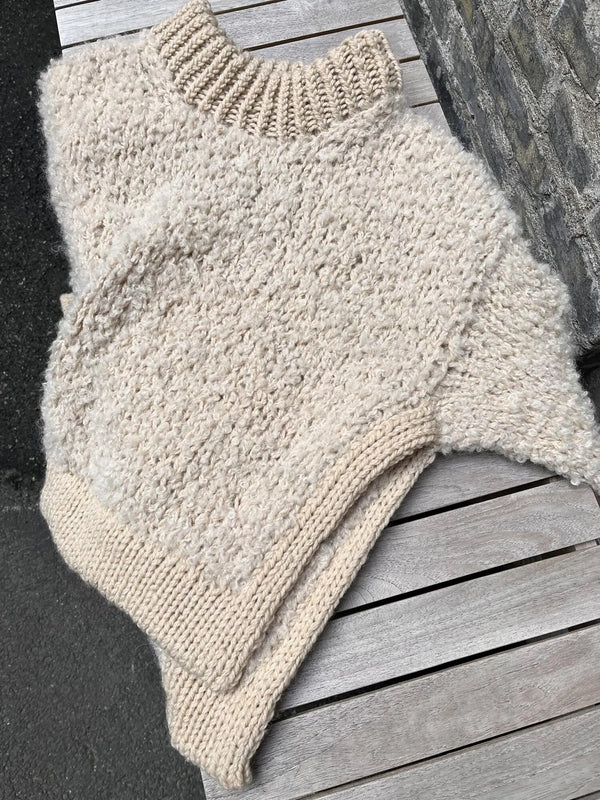 Juicy Sweater tricotat din Gepard Woolia și Teddy Dear